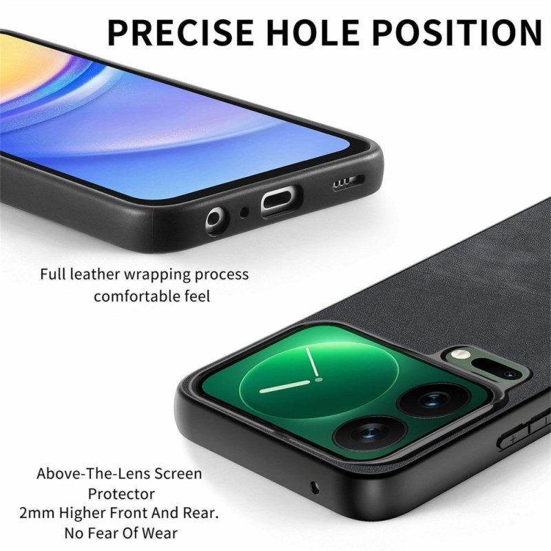 Kuori Xiaomi 17 Pro Max Iskunkestävä Ohut Nahkakuvio