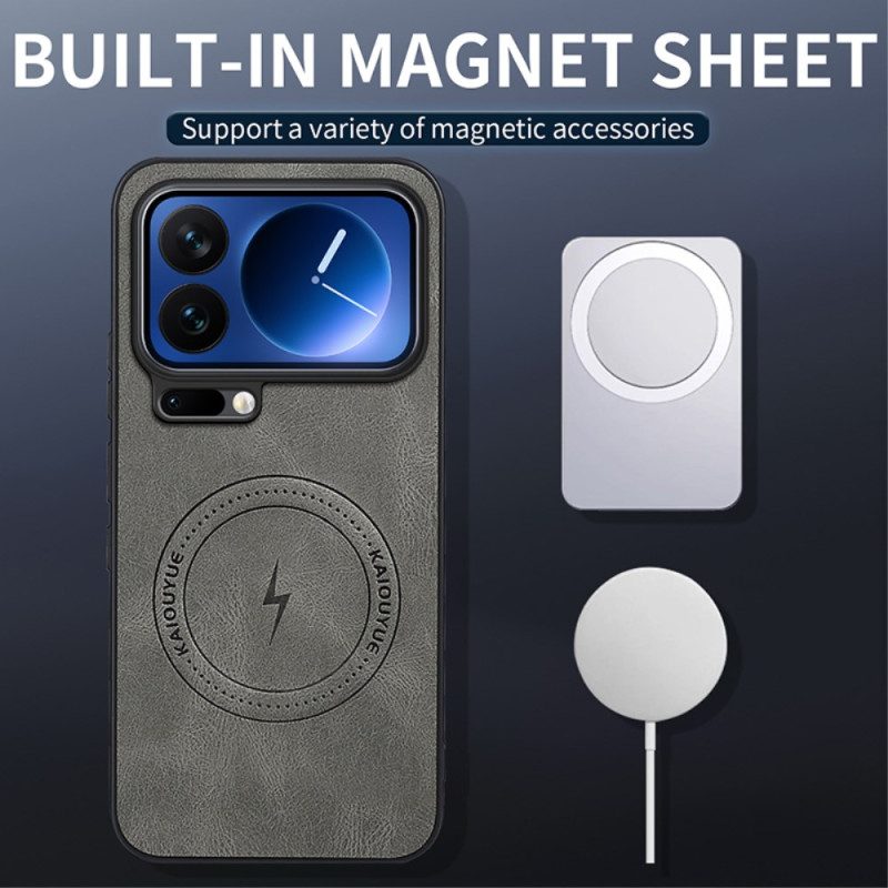 Kuori Xiaomi 17 Pro Max Magsafe-nahkakuvio