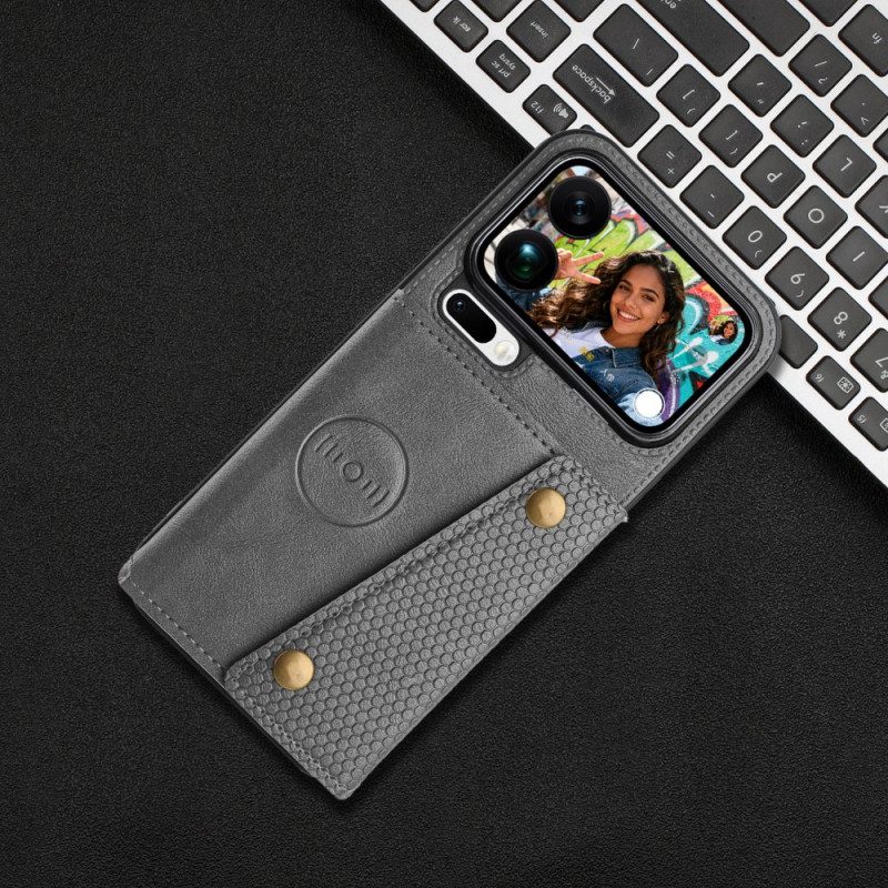 Kuori Xiaomi 17 Pro Max Nahkajäljitelmäkorttikotelo