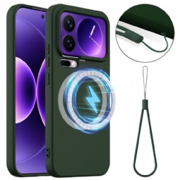 Kuori Xiaomi 17 Pro Max Silikonimagneetti Ja Kaulanauha