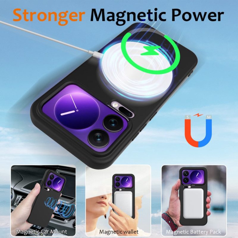 Kuori Xiaomi 17 Pro Max Silikonimagneetti Ja Kaulanauha