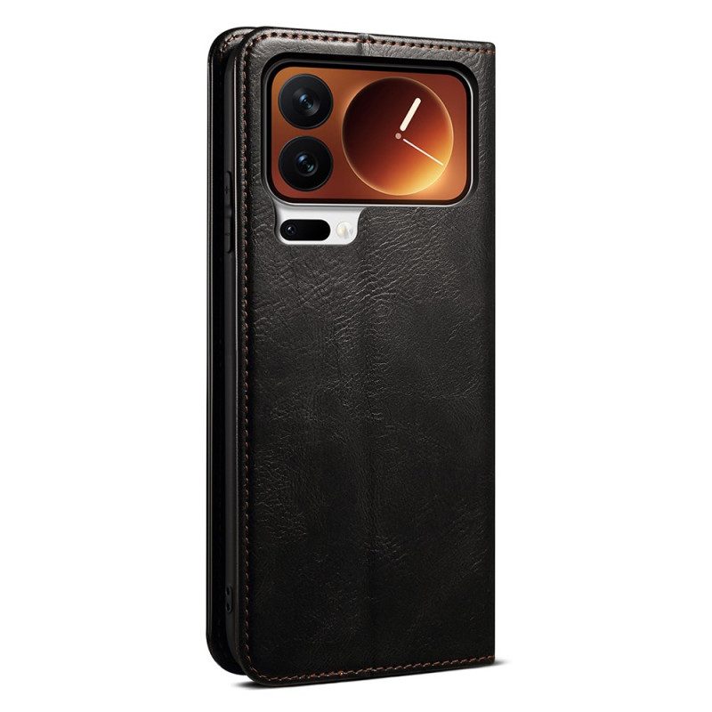 Nahkakotelo Xiaomi 17 Pro Max Vahattu Tekonahka