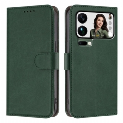 Nahkakotelo Xiaomi 17 Pro Max Yksivärinen Tekonahka