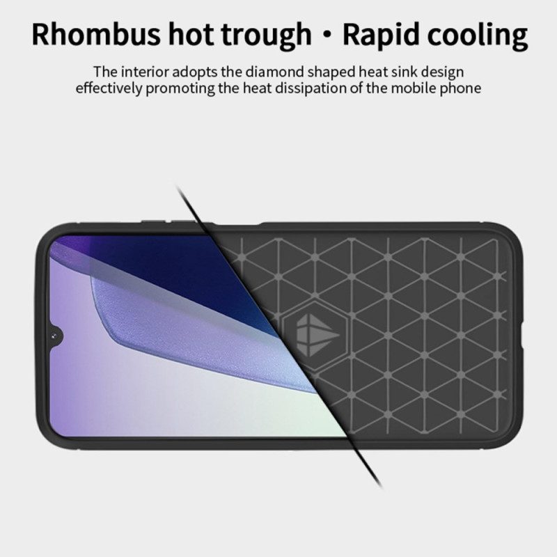 Case Poco C75 Puhelinkuoret Harjattu Hiilikuitu Mofi