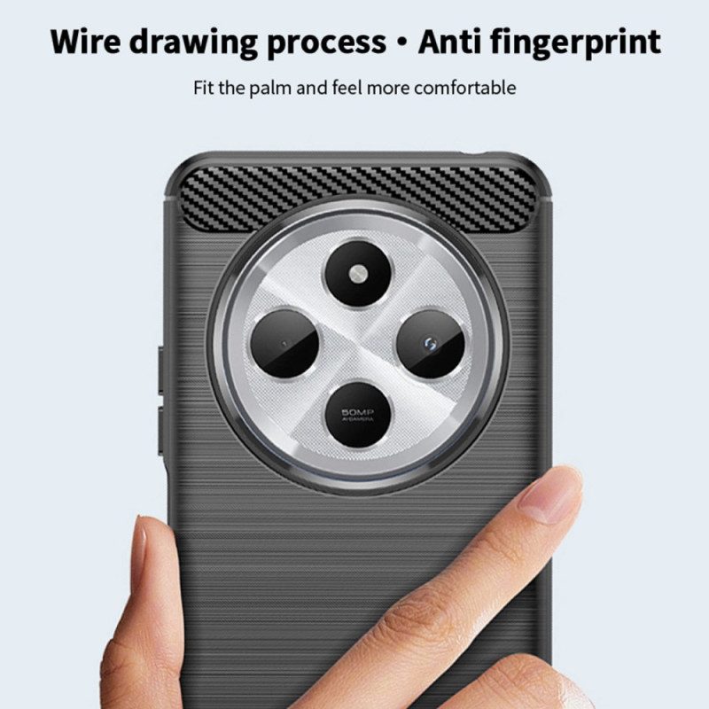 Case Poco C75 Puhelinkuoret Harjattu Hiilikuitu Mofi