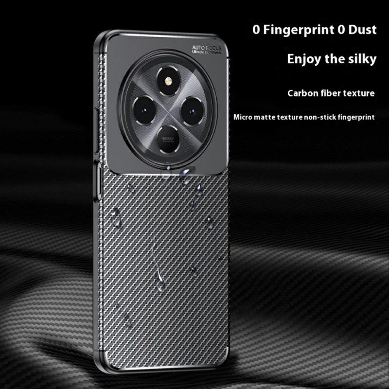 Case Poco C75 Puhelinkuoret Joustava Hiilikuitu