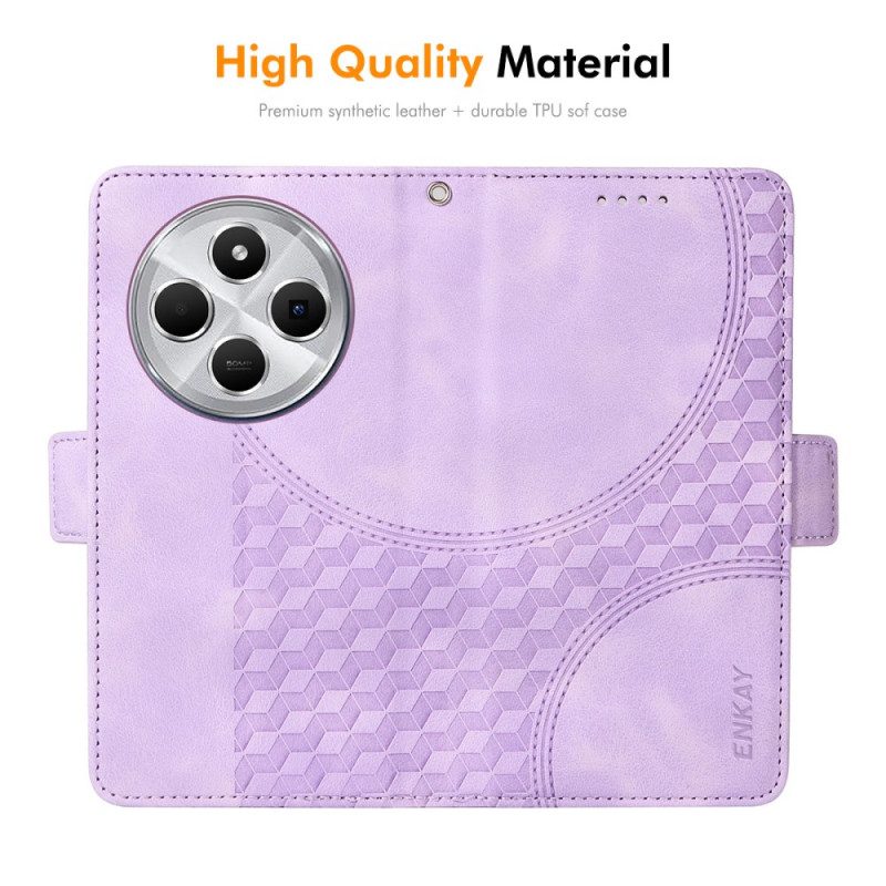 Duo-kotelo Ja Karkaistusta Lasisesta Näytönsuojasta Xiaomi Redmi 14c / Poco C75