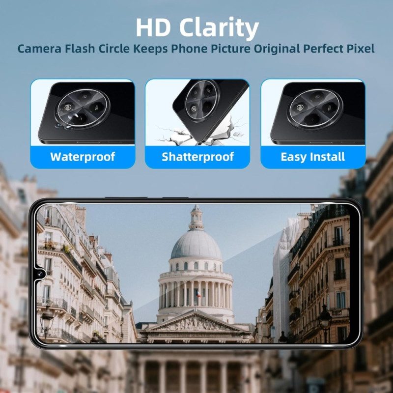 Kaksinkertainen Karkaistu Lasinen Näytön Ja Kameran Suoja Xiaomi Redmi 14c / Poco C75
