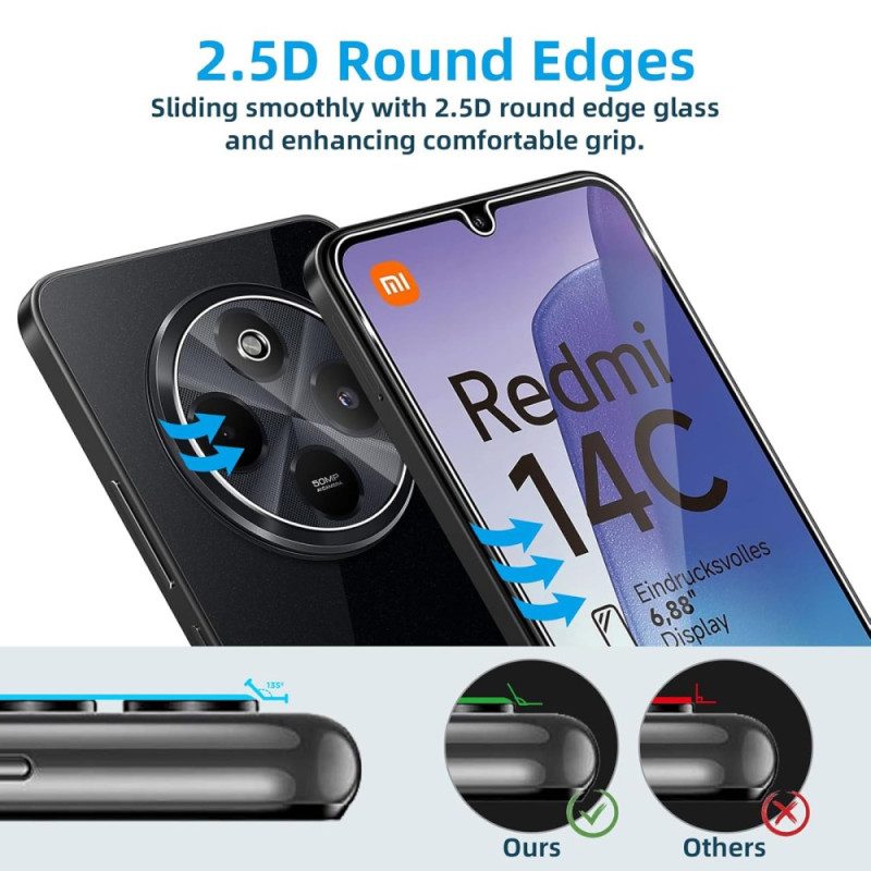 Kaksinkertainen Karkaistu Lasinen Näytön Ja Kameran Suoja Xiaomi Redmi 14c / Poco C75