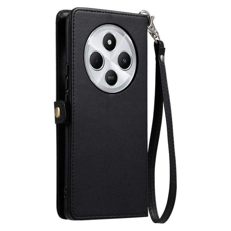 Kotelot Poco C75 Etuosan Tasku Hihnalla