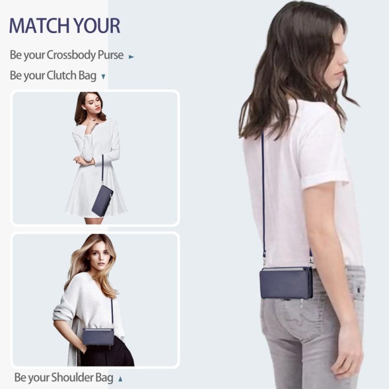 Kotelot Poco C75 Kolikkokukkaro Hihnalla Ja Olkahihnalla