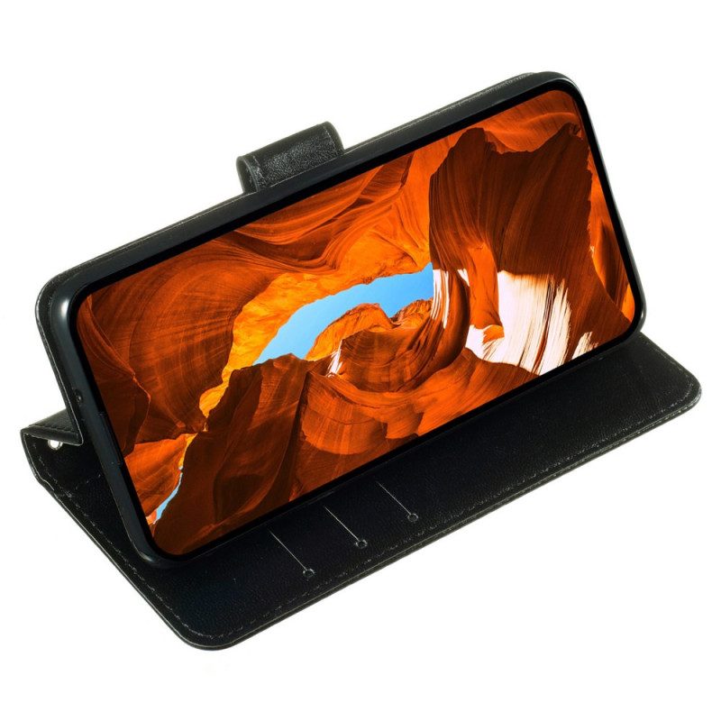 Kotelot Poco C75 Kultaiset Ruusut Tekonahkahihnalla