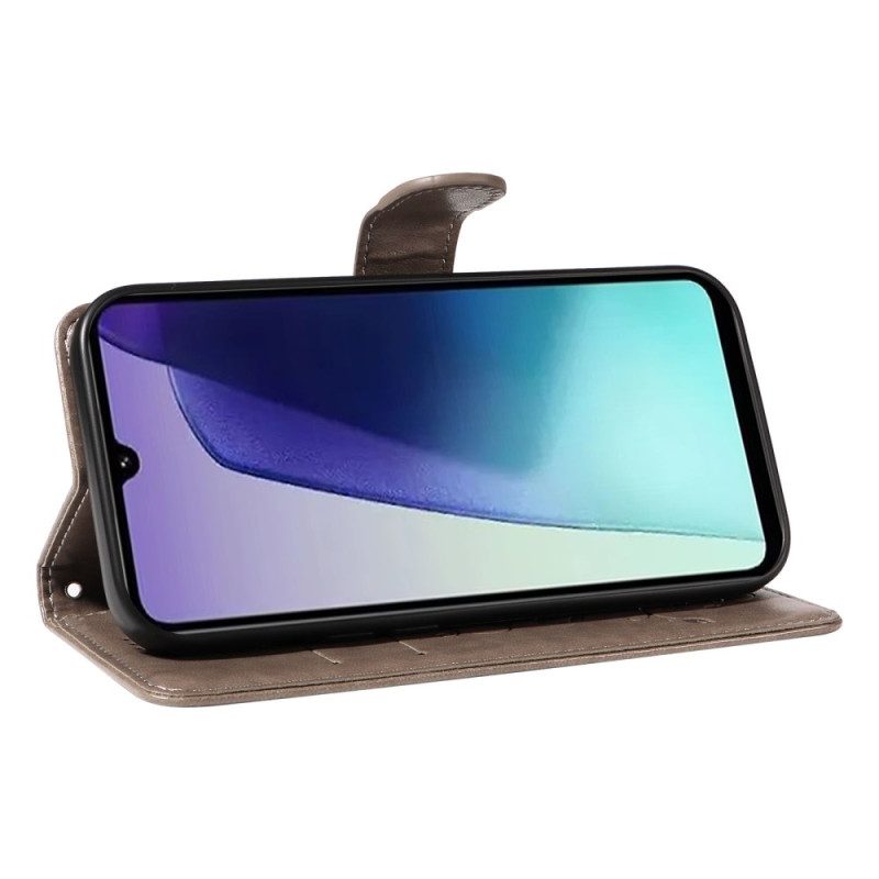 Kotelot Poco C75 Puhelinkuoret Kukkakuvio Ja Hihna