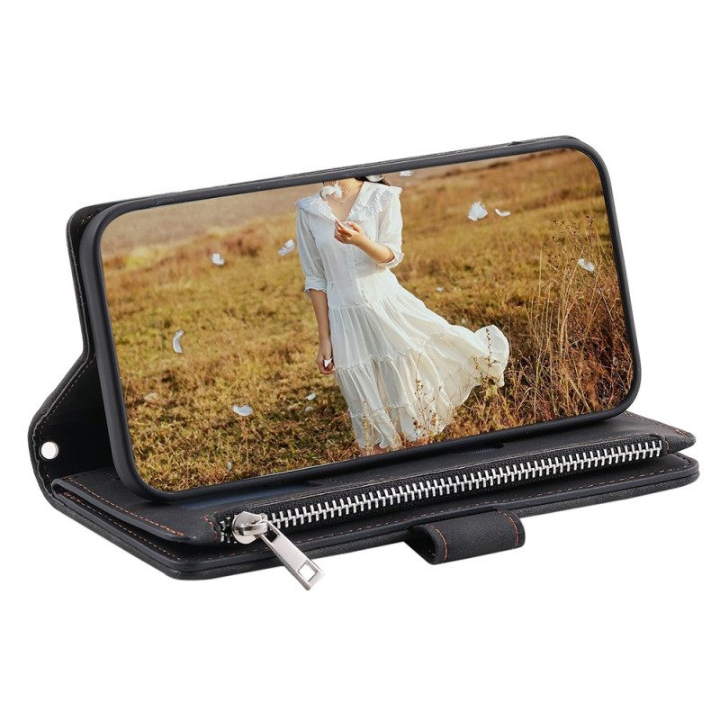 Kotelot Poco C75 Tikattu Monitoimitakki Suojakuori