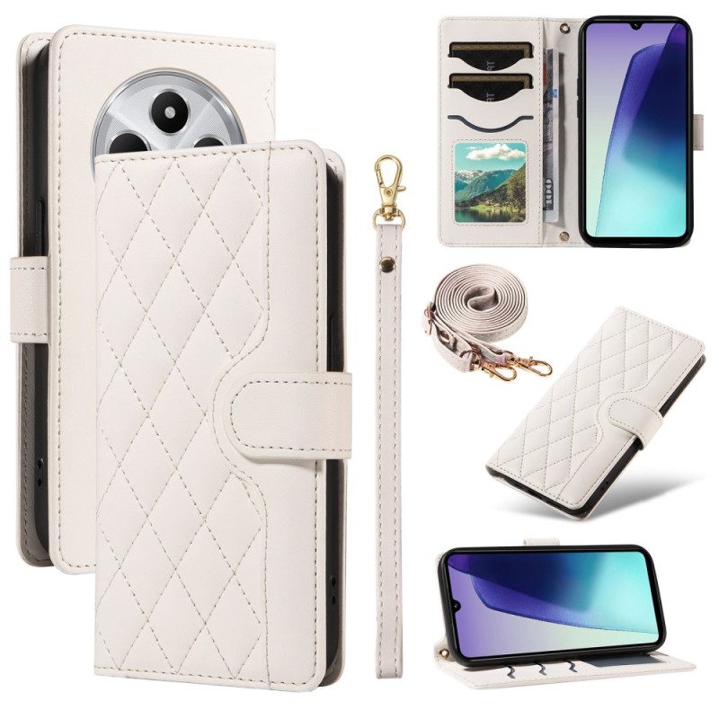 Kotelot Poco C75 Tikattu Olkahihnalla Ja Rannekkeella