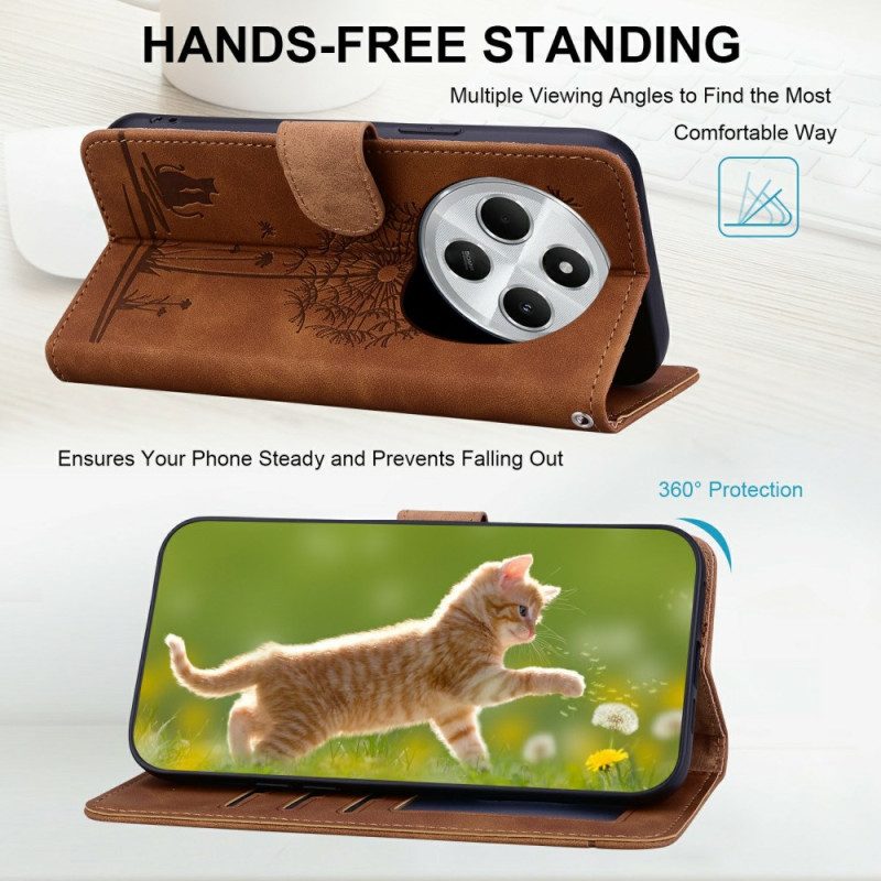 Kotelot Poco C75 Voikukkakuvio Ja Hihna