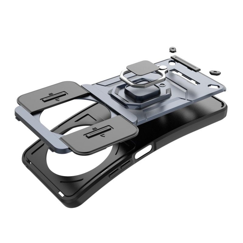 Kuori Poco C75 Kestävä Rengaskotelo Liukuvalla Linssinsuojalla