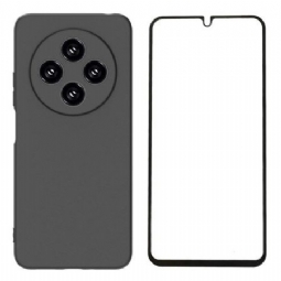 Kuori Poco C75 Matta Silikoni Karkaistulla Lasisella Näytönsuojalla Wanlonfeng