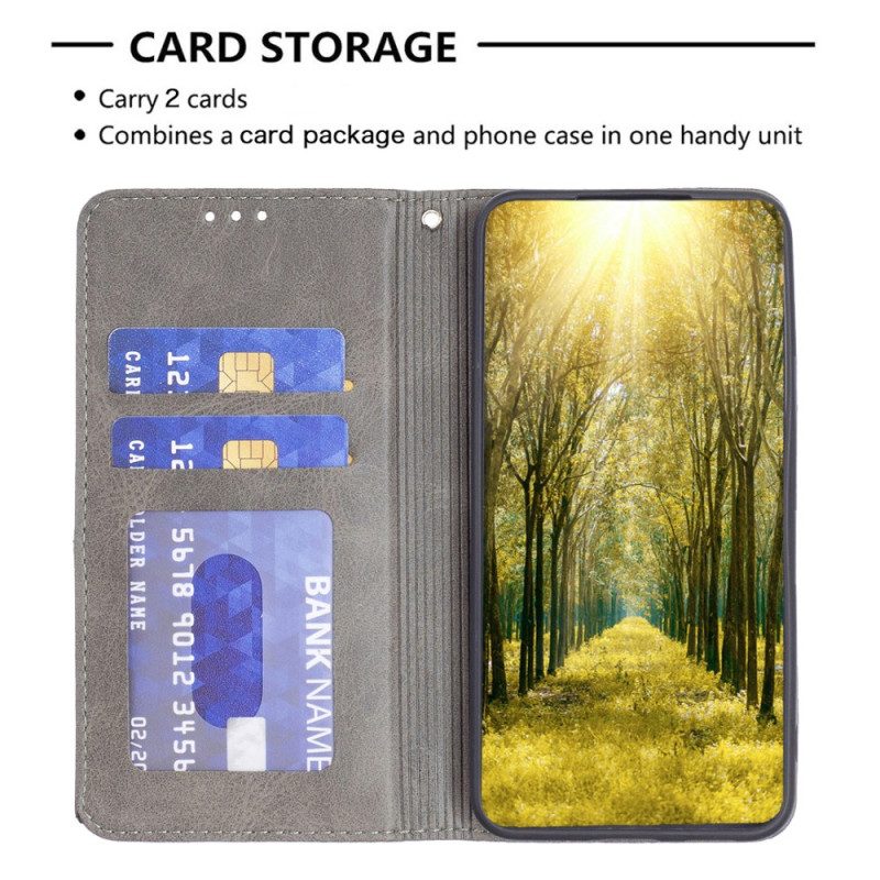 Nahkakotelo Poco C75 Geometrinen Binfen Color Suojakuori