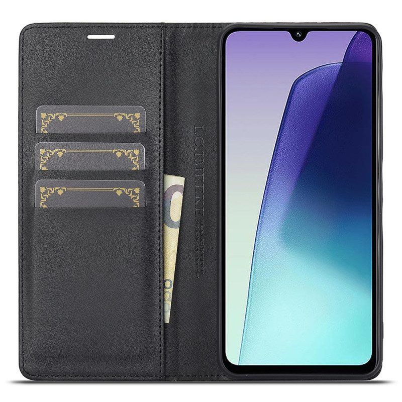 Nahkakotelo Poco C75 Hiilikuitukuvio Suojakuori