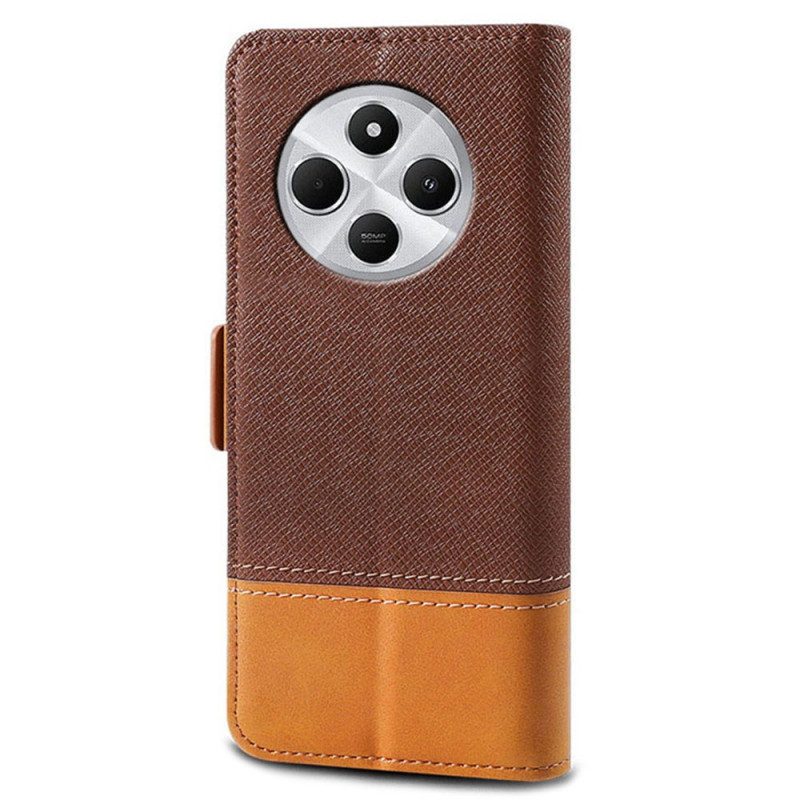 Nahkakotelo Poco C75 Kaksi Tekstuuria