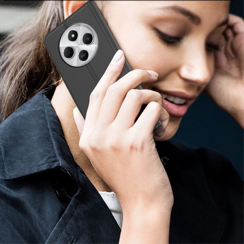 Nahkakotelo Poco C75 Korttikotelo Ja Teline Suojakuori