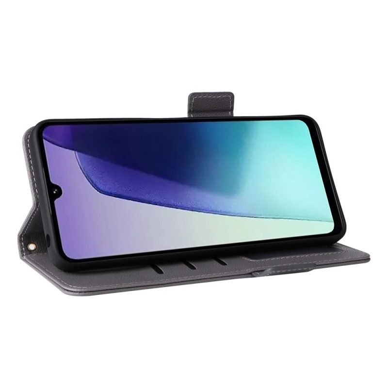 Nahkakotelo Poco C75 Litsikuvio Ja Hihna