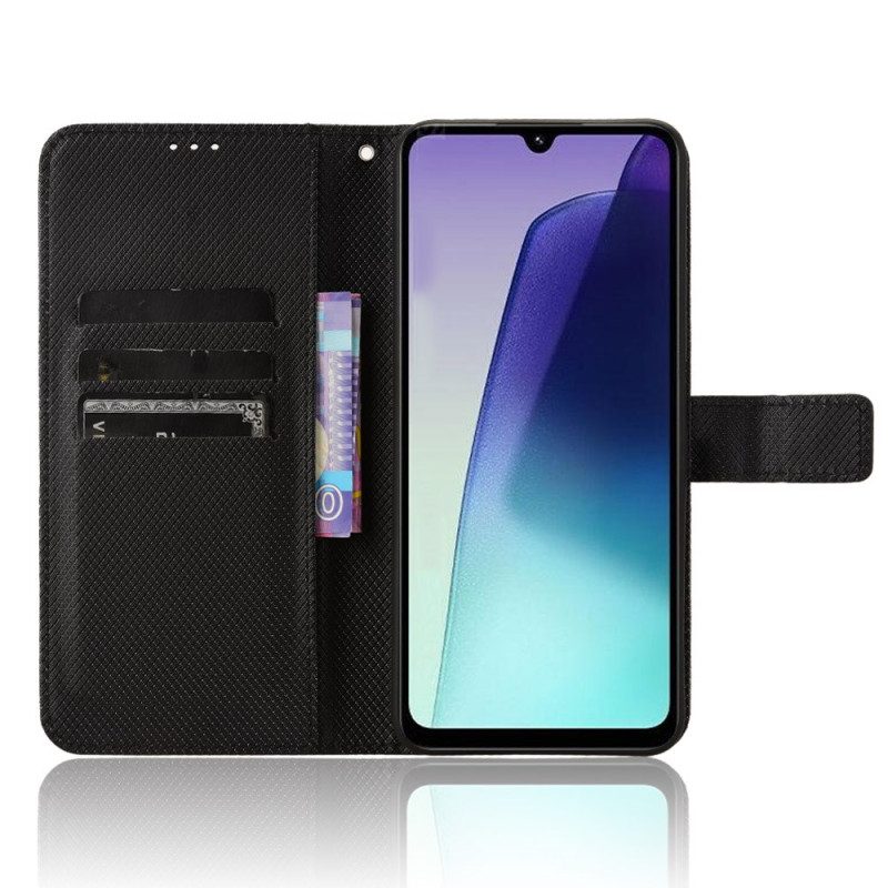 Nahkakotelo Poco C75 Pisteet Hihnalla