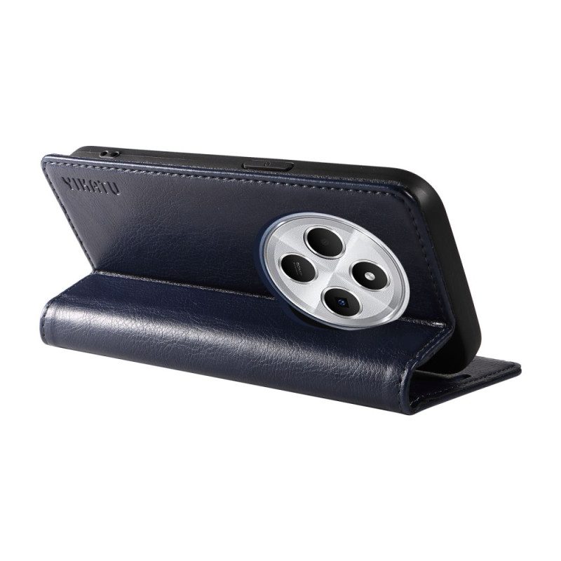 Nahkakotelo Poco C75 Retrokuvioinen Yikatu Suojakuori