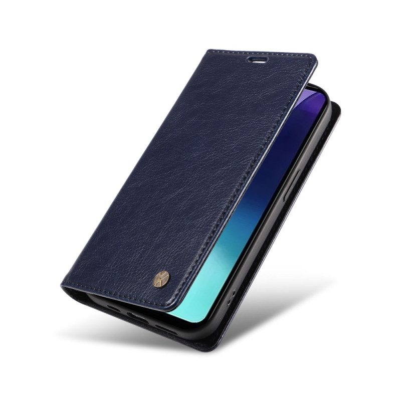 Nahkakotelo Poco C75 Retrokuvioinen Yikatu Suojakuori