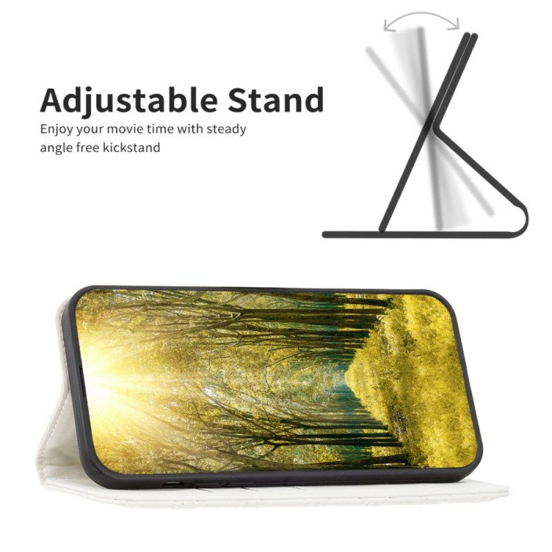 Nahkakotelo Poco C75 Tikattu Binfen Color Suojakuori