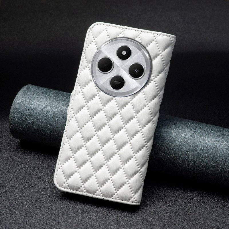 Nahkakotelo Poco C75 Tikattu Binfen Väri