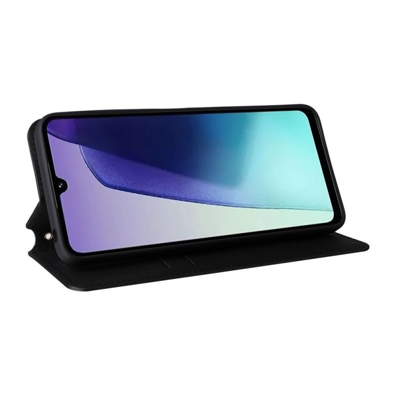 Nahkakotelo Poco C75 Timanttikuvio