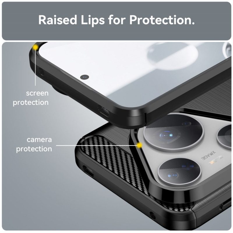 Kuori Huawei Pura 80 Pro Harjattu Hiilikuitu Suojakuori