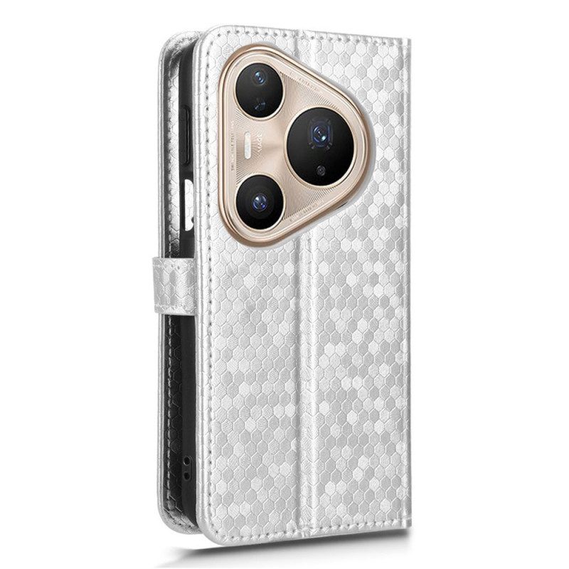 Nahkakotelo Huawei Pura 80 Pro Kimaltelevat Pisteet