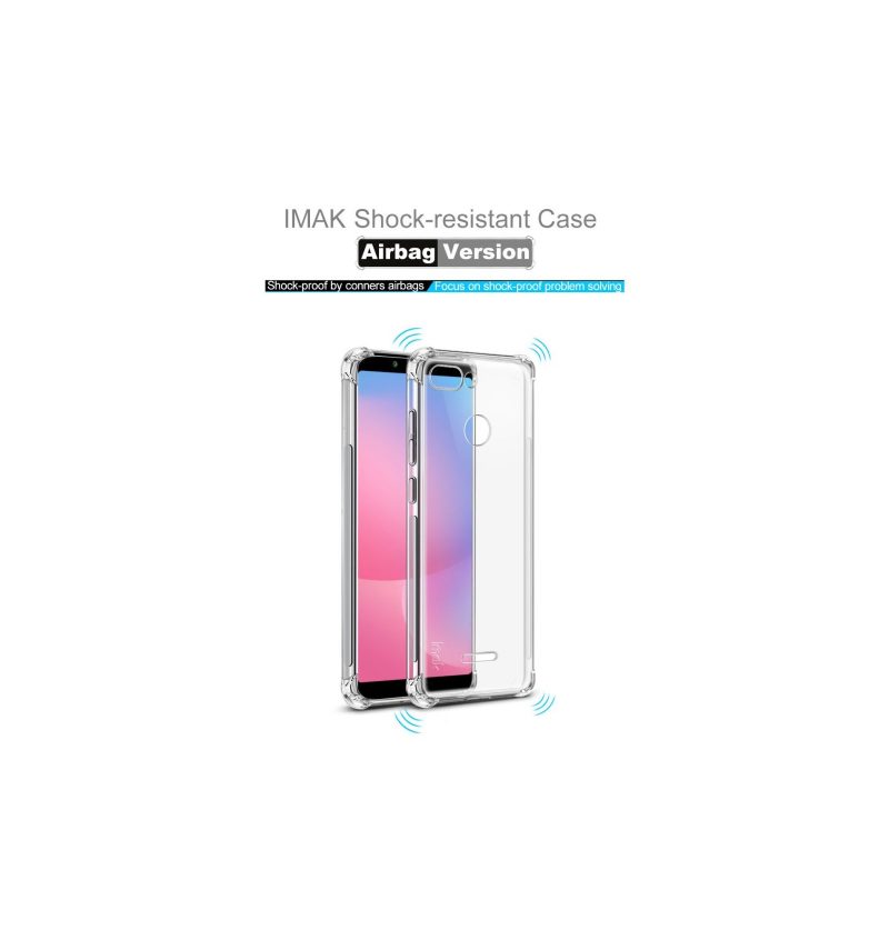 Kuori Xiaomi Redmi 6 Alkuperäinen Transparent Class Protect + Suojakalvo