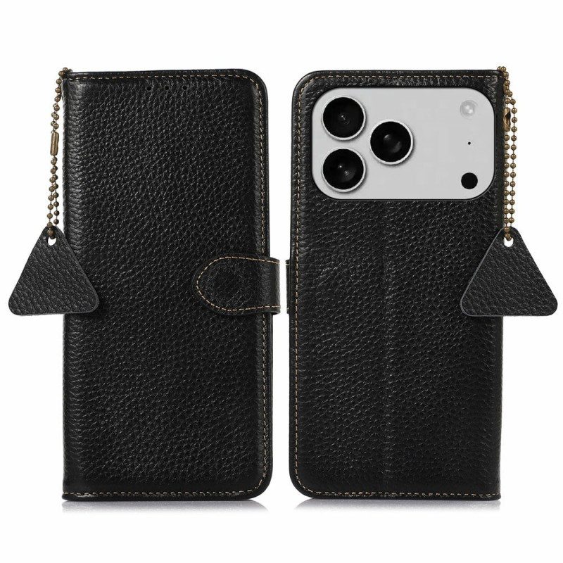 Kuoret iPhone 17 Pro Rfid-suojattu Teksturoitu Nahka