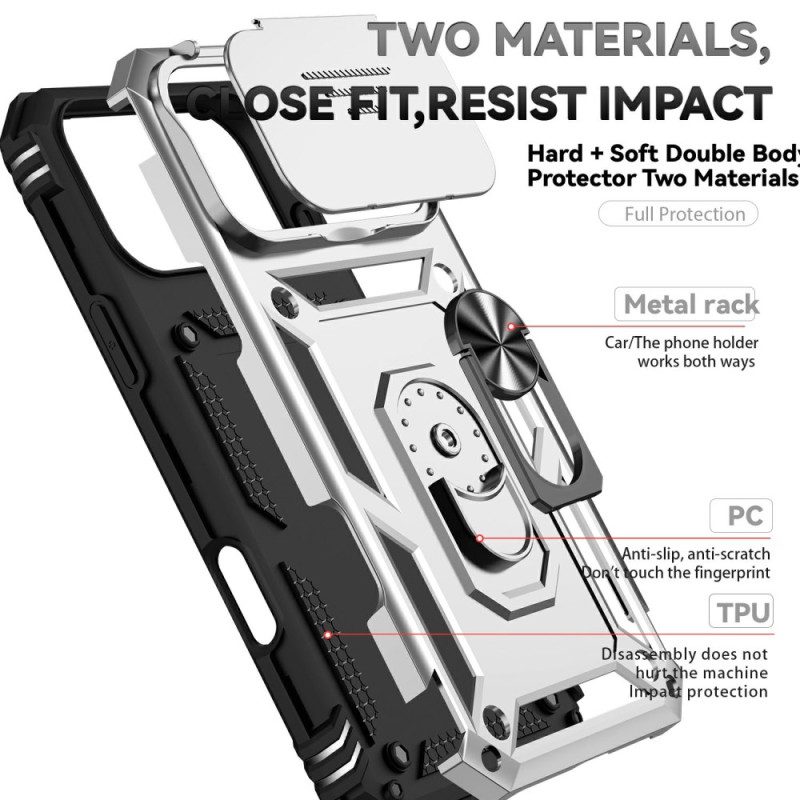 Kuori iPhone 17 Pro Kestävä Linssisuojalla Ja Jalustalla