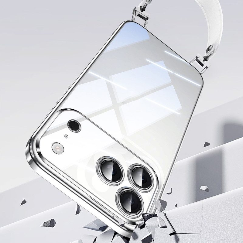 Kuori iPhone 17 Pro Kirkas Rannehihnalla