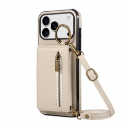 Kuori iPhone 17 Pro Lompakko Olkahihnalla Suojakuori