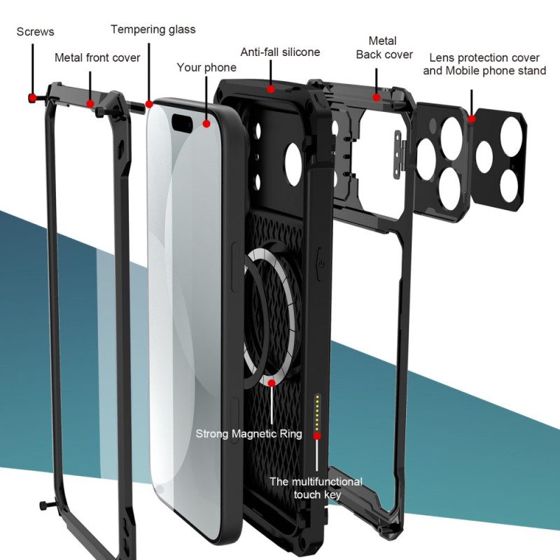 Kuori iPhone 17 Pro Magsafe Premium -suojaus