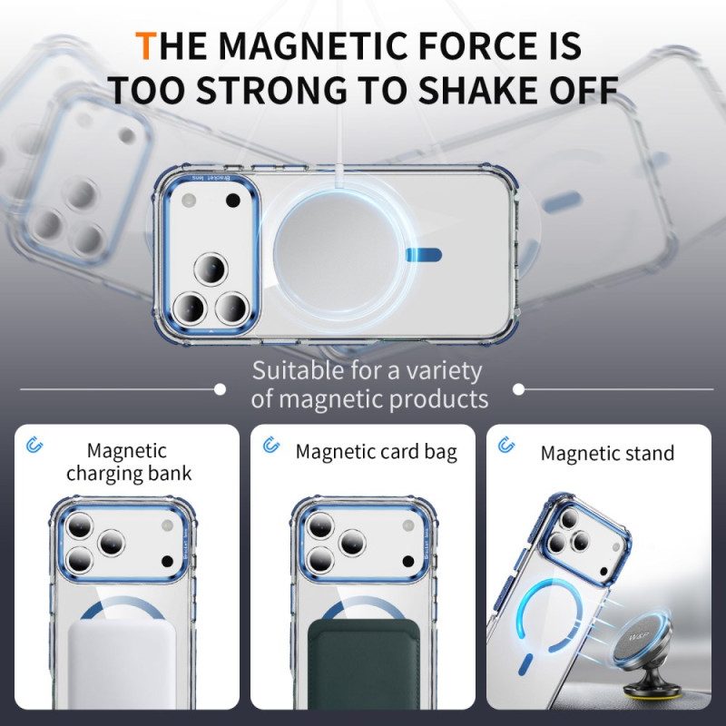 Kuori iPhone 17 Pro Magsafe-yhteensopiva Sisäänrakennetun Jalustan Kanssa