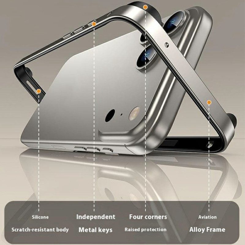 Kuori iPhone 17 Pro Metallinen Puskuri Suojakuori
