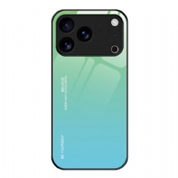 Kuori iPhone 17 Pro Ole Oma Itsesi Karkaistu Lasi