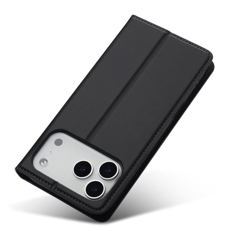 Nahkakotelo iPhone 17 Pro Klassinen Lc.imeeke Suojakuori