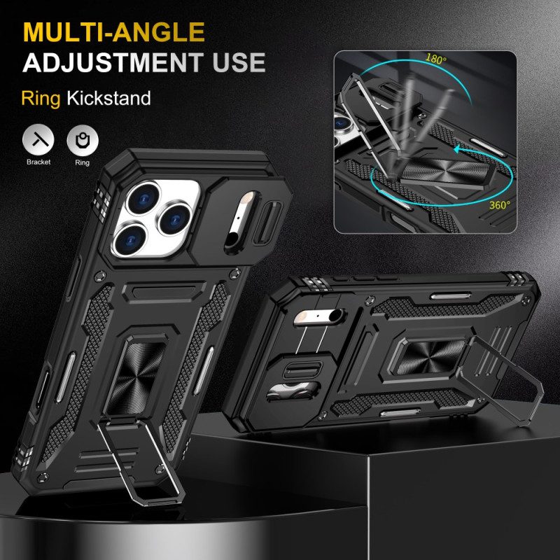 Puhelinkuoret iPhone 17 Pro Liukuva Linssinsuoja Ja Pidike