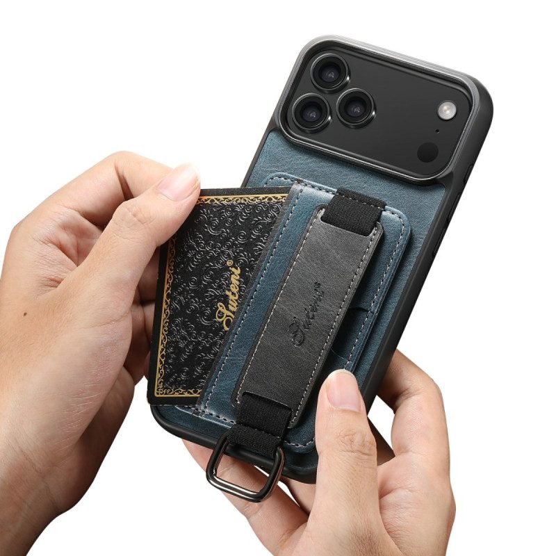 Puhelinkuoret iPhone 17 Pro Retrohenkinen Korttikotelo