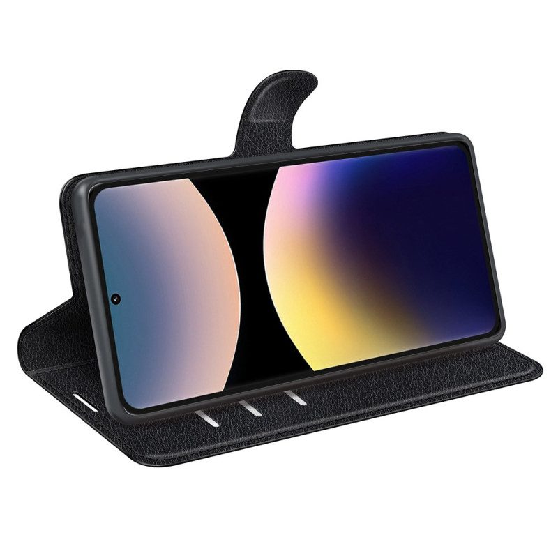 Kotelot Xiaomi Redmi Note 14 Pro 4g Klassinen Litsi-tekonahka