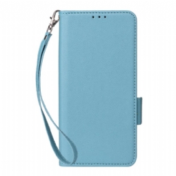 Kotelot Xiaomi Redmi Note 14 Pro 4g Litsikuvioinen Tekonahkahihna