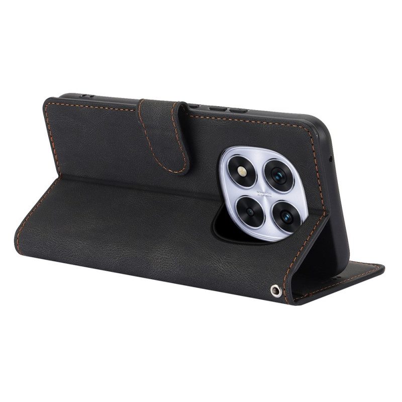 Kotelot Xiaomi Redmi Note 14 Pro 4g Mokkanahkaefekti Hihnalla